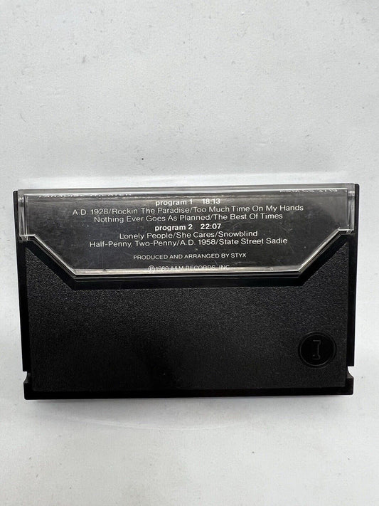 Paradise Theater Styx (Cassette, 1980, A&M CS - 3719) Music Tape She Cares - thriftgoblin