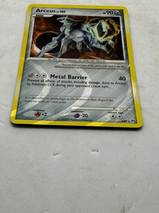 Pokemon Arceus LV.100 Metal Barrier AR9 Holo Platinum Arceus Card - Thrift GoblinTrading Card