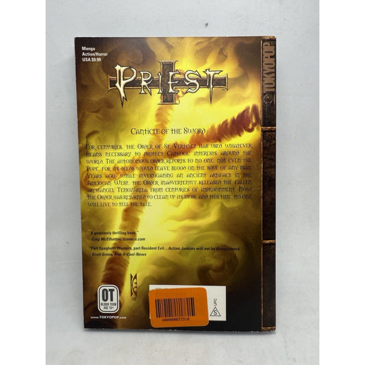 Priest Vol. 11 Tokyopop Manga Action Horror Western 2004 Manhwa Comic OOP Dark - thriftgoblin