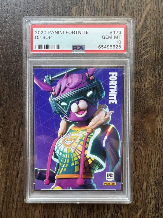 PSA Gem MT 10! Fortnite Series 2 DJ BOP Panini. Classic 173 USA Print - thriftgoblin