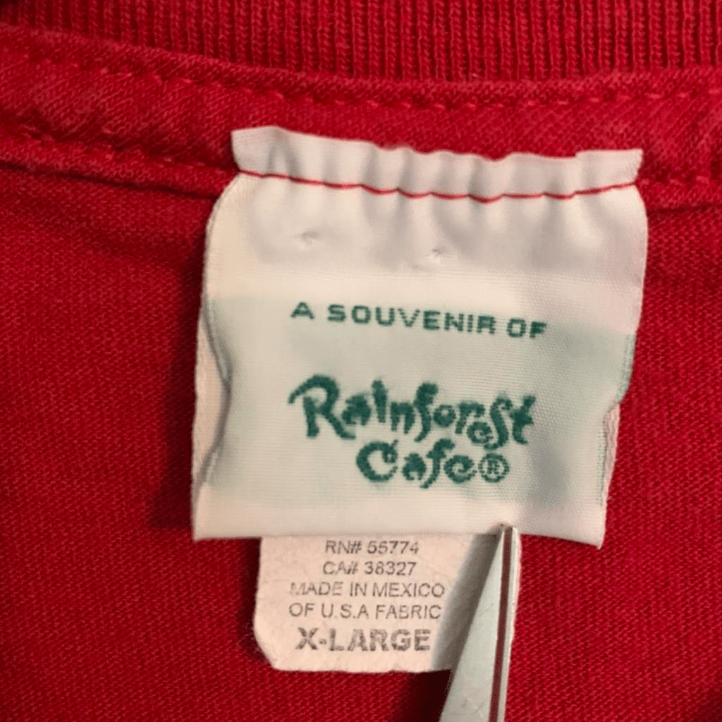 Rainforest Cafe Holiday Ss T Shirt - thriftgoblin