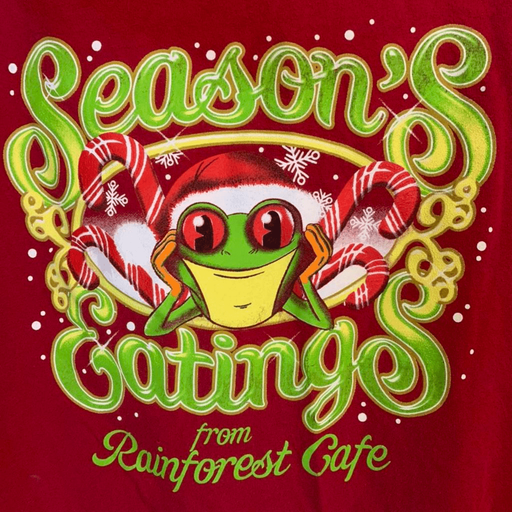 Rainforest Cafe Holiday Ss T Shirt - thriftgoblin