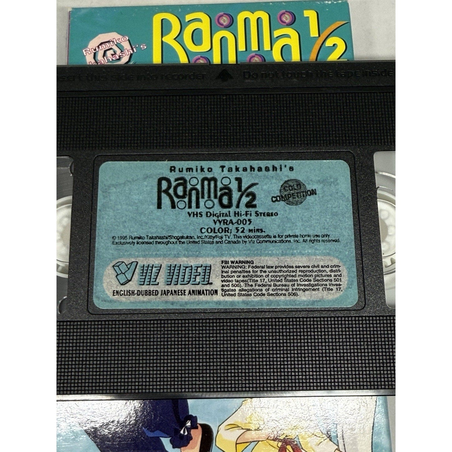 Ranma 1/2 Cold Competition VHS Viz Video Rumiko Takahashi Anime English Dub - thriftgoblin
