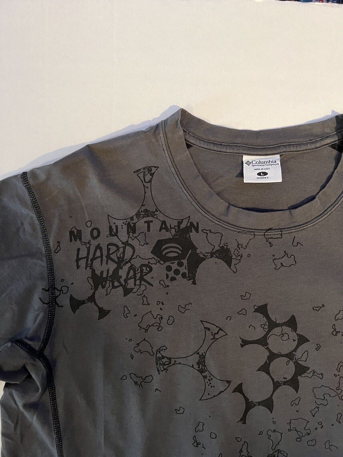 Rare Sample Piece Columbia Womens Mountain Hardwear Short Sleeve Tee Shirt Techwear - thriftgoblin