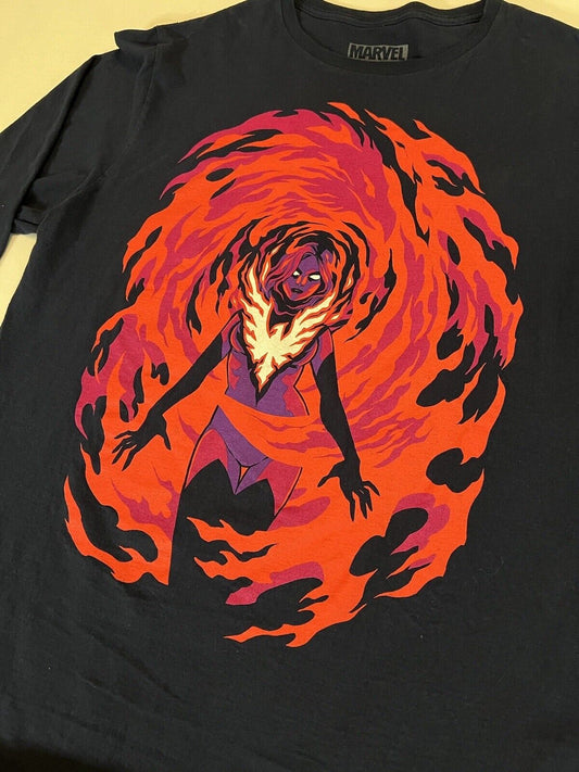 RARE Scarlet Witch Marvel Lootcrate Mens Large Long Sleeve T-Shirt Becky Gloonan - thriftgoblin