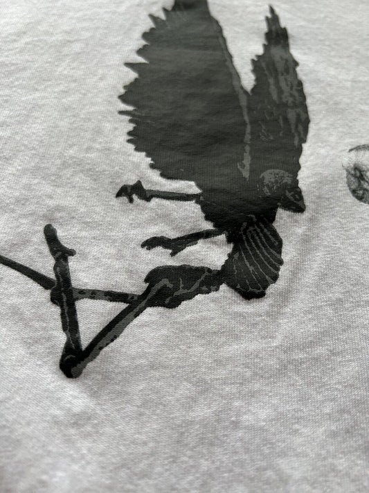RARE Smoke Devil Angel V VLONE Long Sleeves T-shirt Color White Size XLarge Woo - thriftgoblin