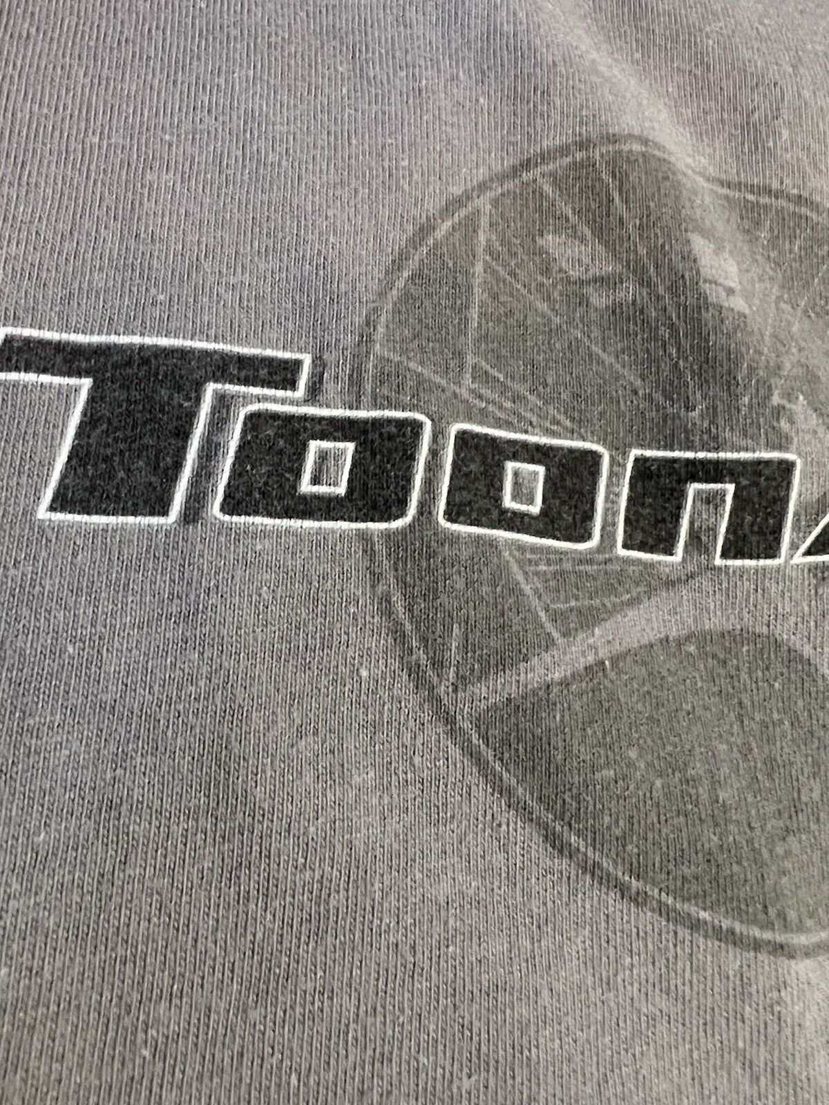 RARE Toonami Logo Gray Tshirt Shortsleeve Crewneck Cartoon Network Mens Medium - thriftgoblin