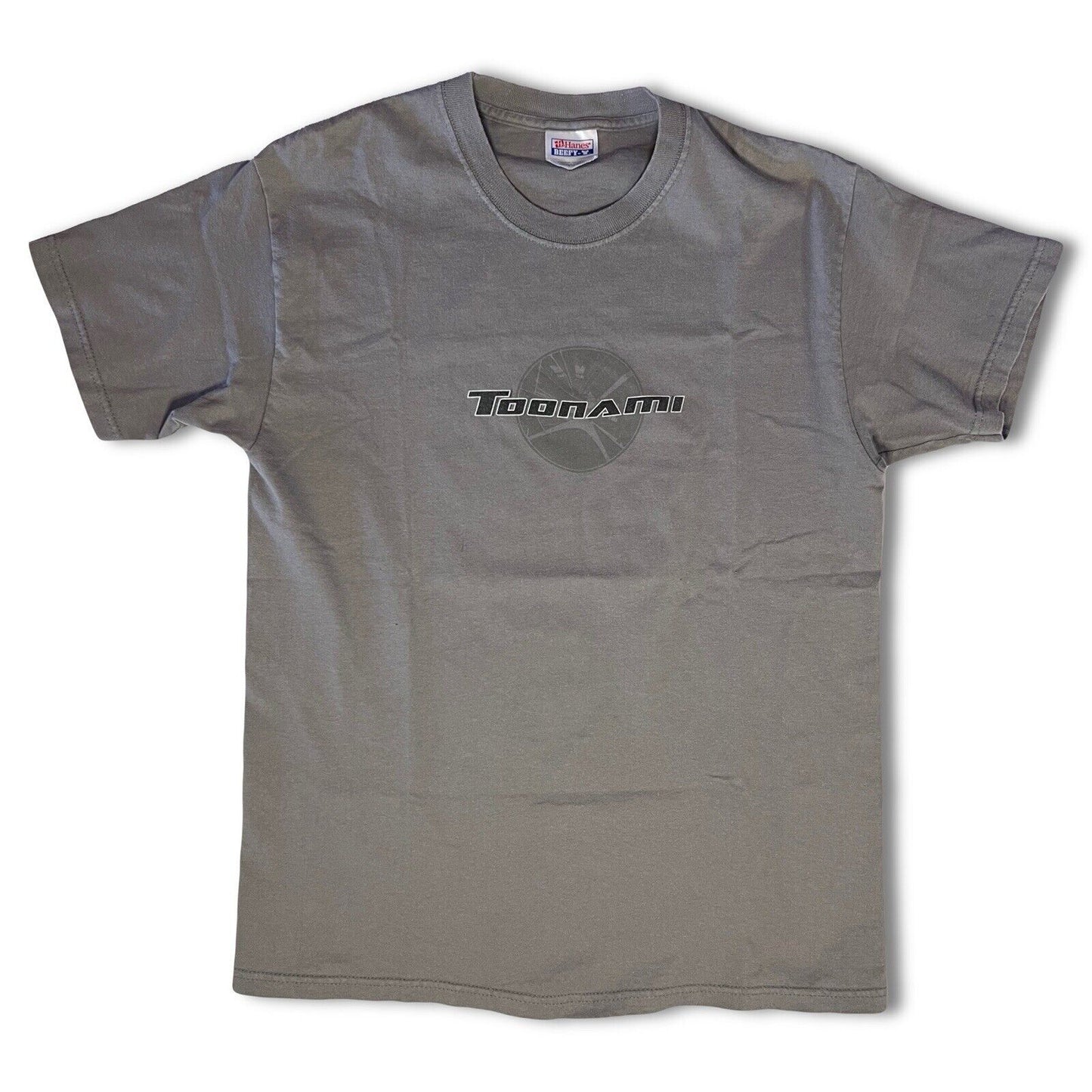RARE Toonami Logo Gray Tshirt Shortsleeve Crewneck Cartoon Network Mens Medium - thriftgoblin