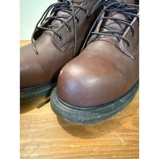 Red Wing Shoes 2406 Mens Work Boots Size US 11.5 D leather (steel toe) ASTM Slip - thriftgoblin