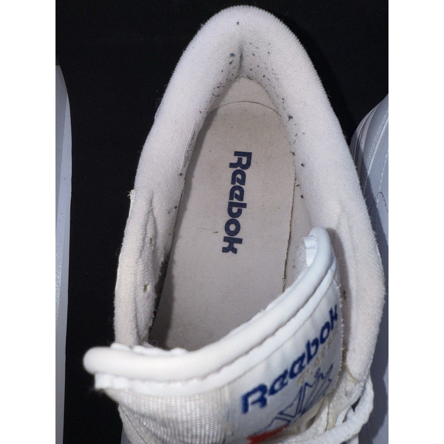 Reebok Ex‑o‑fit White Leather Sneakers Men’s 11.5 Retro Low‑Top Casual Shoes - thriftgoblin