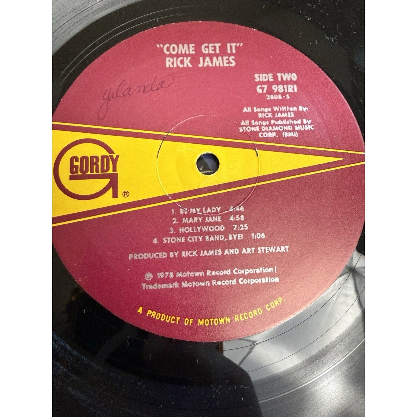 Rick James Come Get It 1978 Vinyl LP Gordy G7 981R1 Stone City Band Funk Soul - thriftgoblin