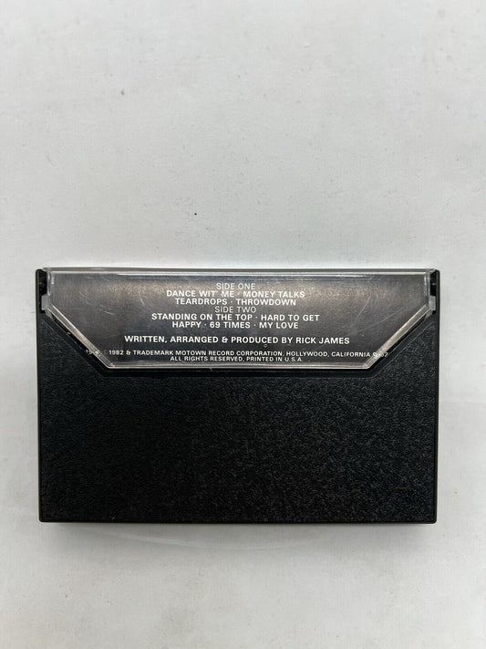 Rick James – Throwin' Down Cassette Tape, 1982 - Gordy 6005GC - thriftgoblin