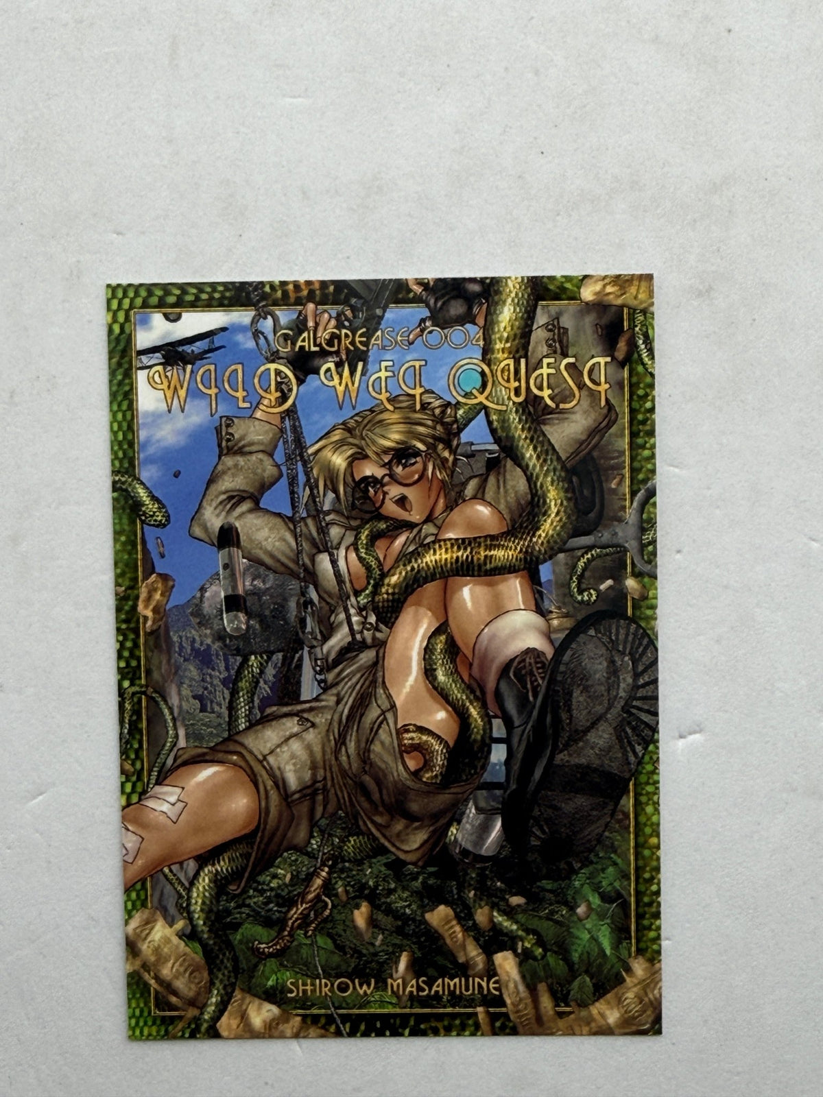 Shirow Masamune Galgrease Wild Wet Quest Illustration Card 03 Kodansha