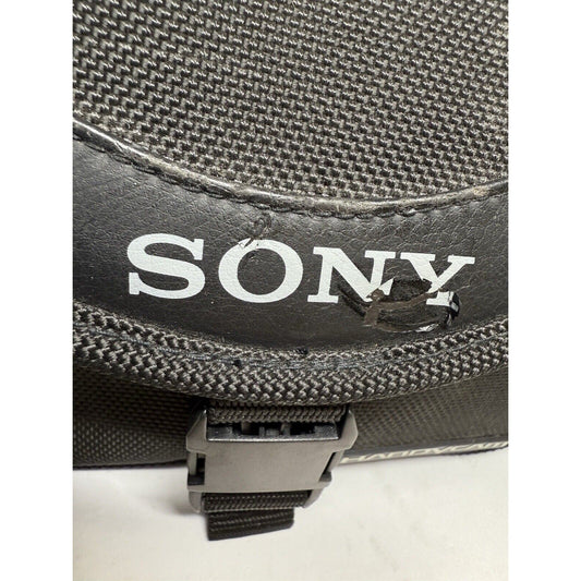 Sony Handycam LCS - VA30 Soft Camera Case For Camcorders Black NEW With Tags READ! - thriftgoblin