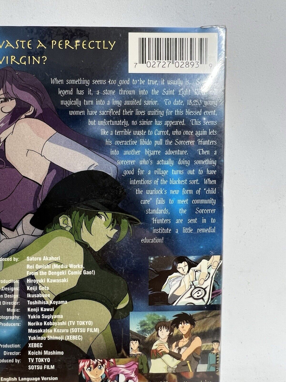 Sorcerer Hunters: Vol 3 Fires of Passion Anime ADV Films VHS Video English Adult - thriftgoblin