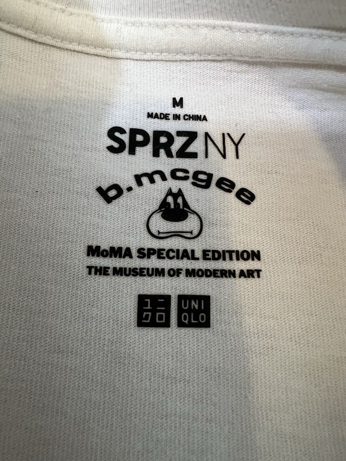Sprz Uniqlo B Mcgee NY Shirt Men’s M MoMA Special Edition Tshirt Twist Graffiti - thriftgoblin