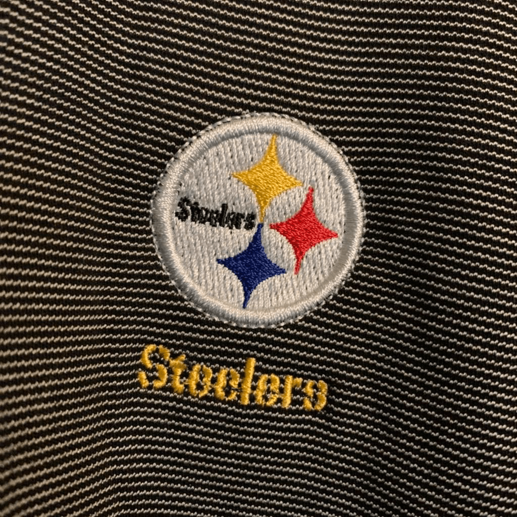 Steeler’s Mens Polo Short Sleeve Striped - thriftgoblin