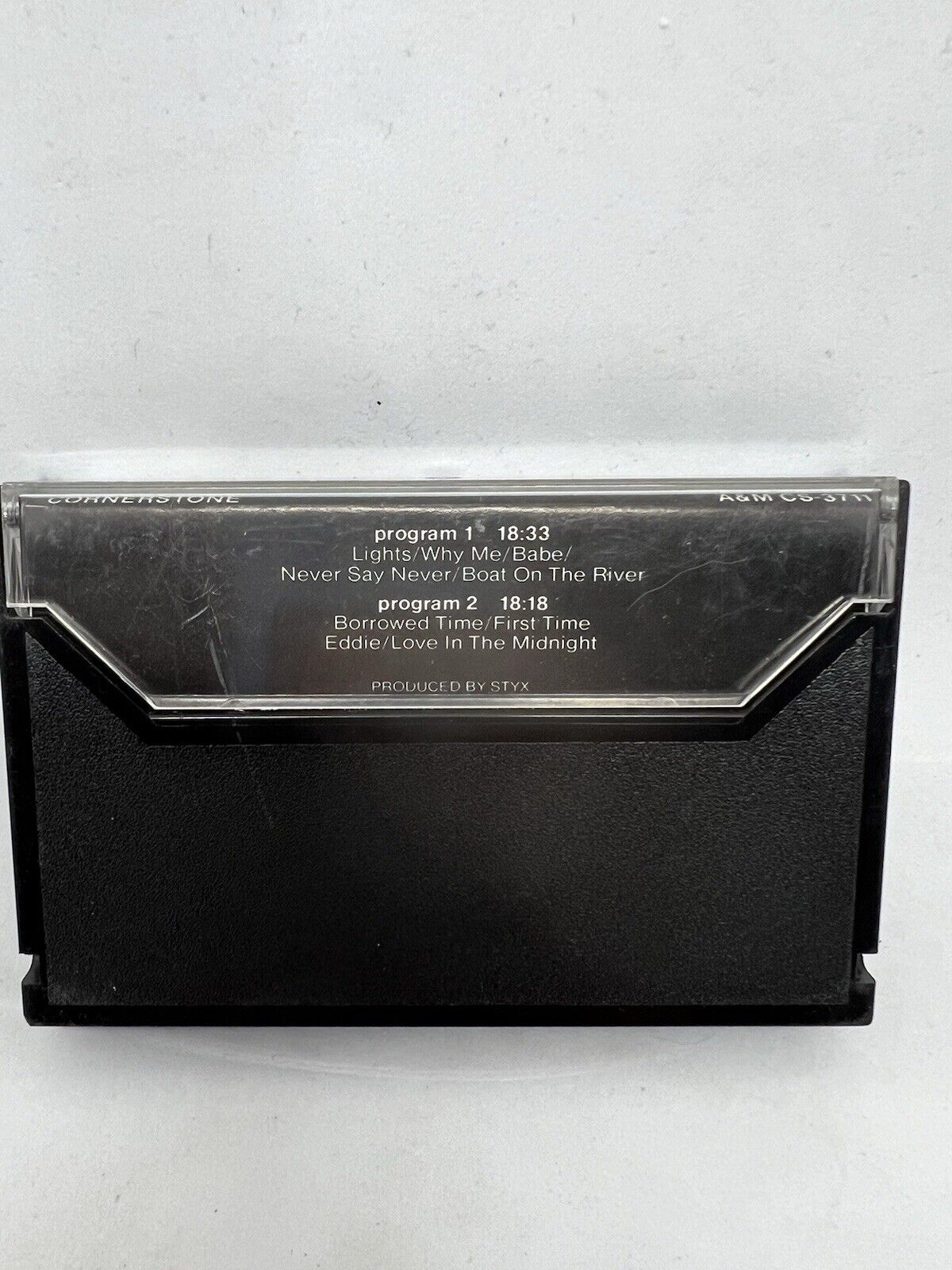 Styx Cornerstone Cassette Tape 1979 Album Pop Rock 70's A&M - thriftgoblin