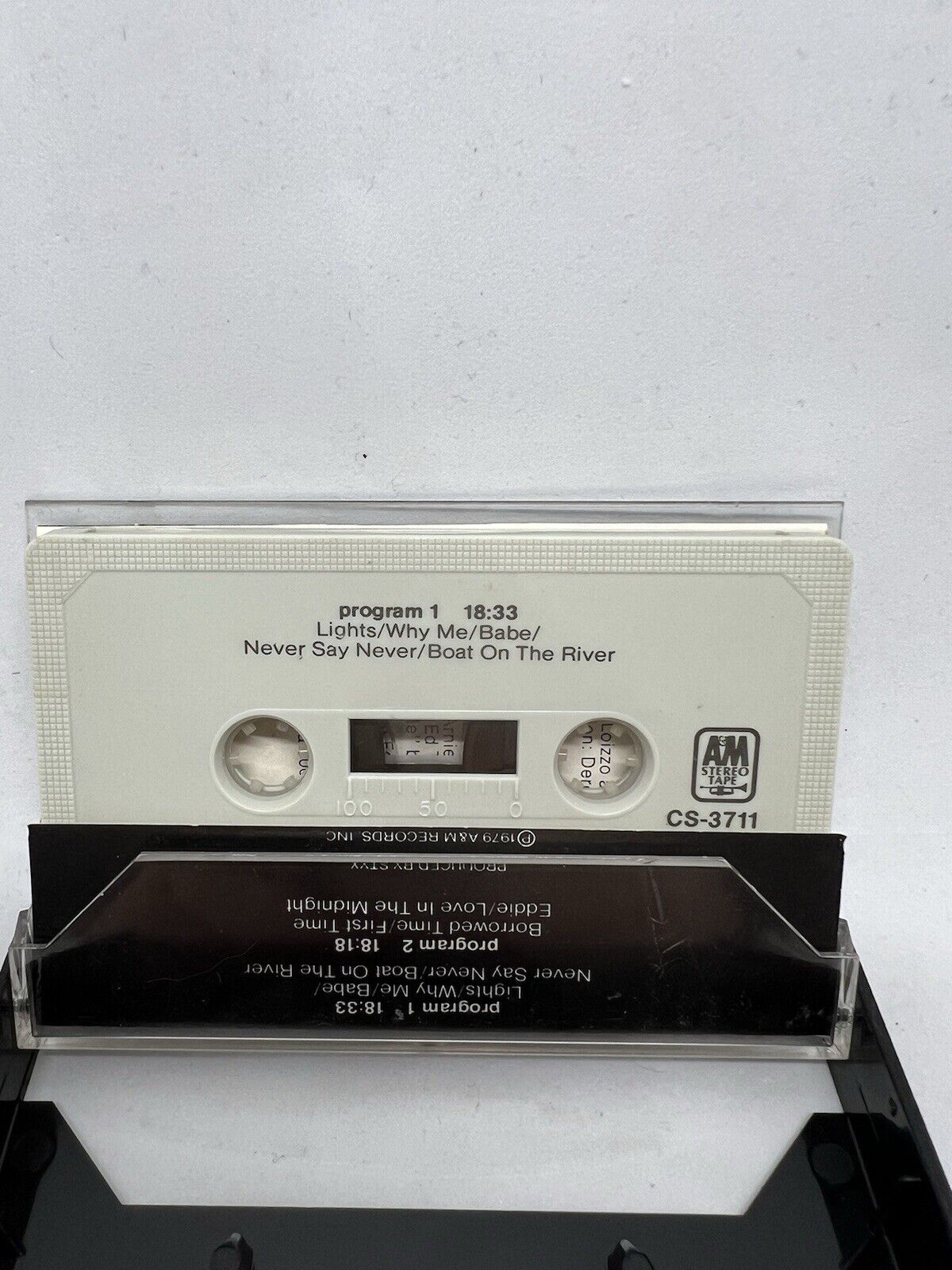 Styx Cornerstone Cassette Tape 1979 Album Pop Rock 70's A&M - thriftgoblin