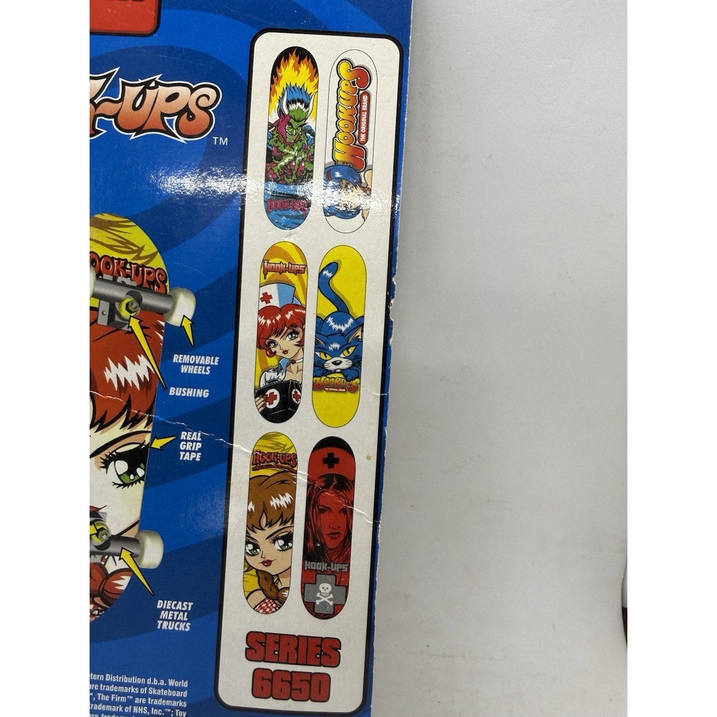 Tech Deck Hook - Ups Generation 6 Fingerboard Series 6650 Anime Girl Spitfire 2000 - thriftgoblin