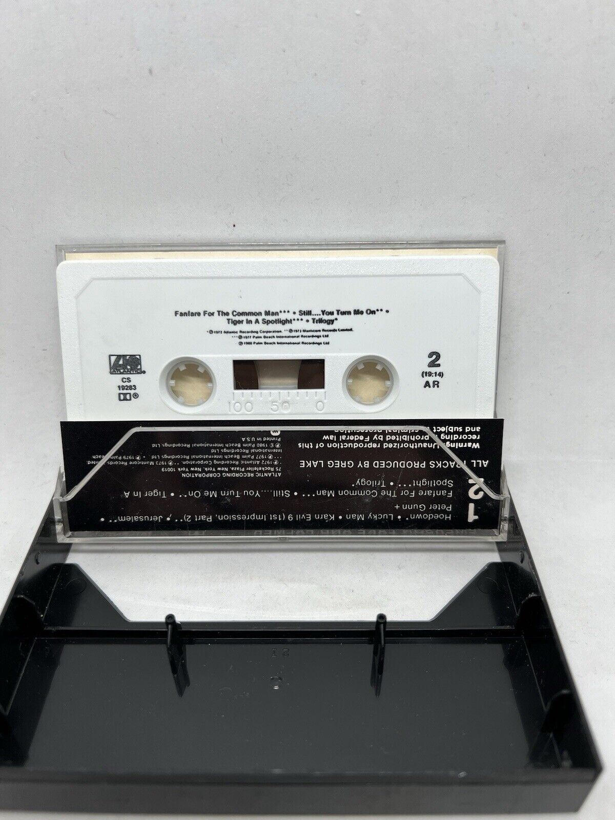 The Best of Emerson Lake & Palmer (Cassette Tape) 1980 Atlantic Records Tested - thriftgoblin
