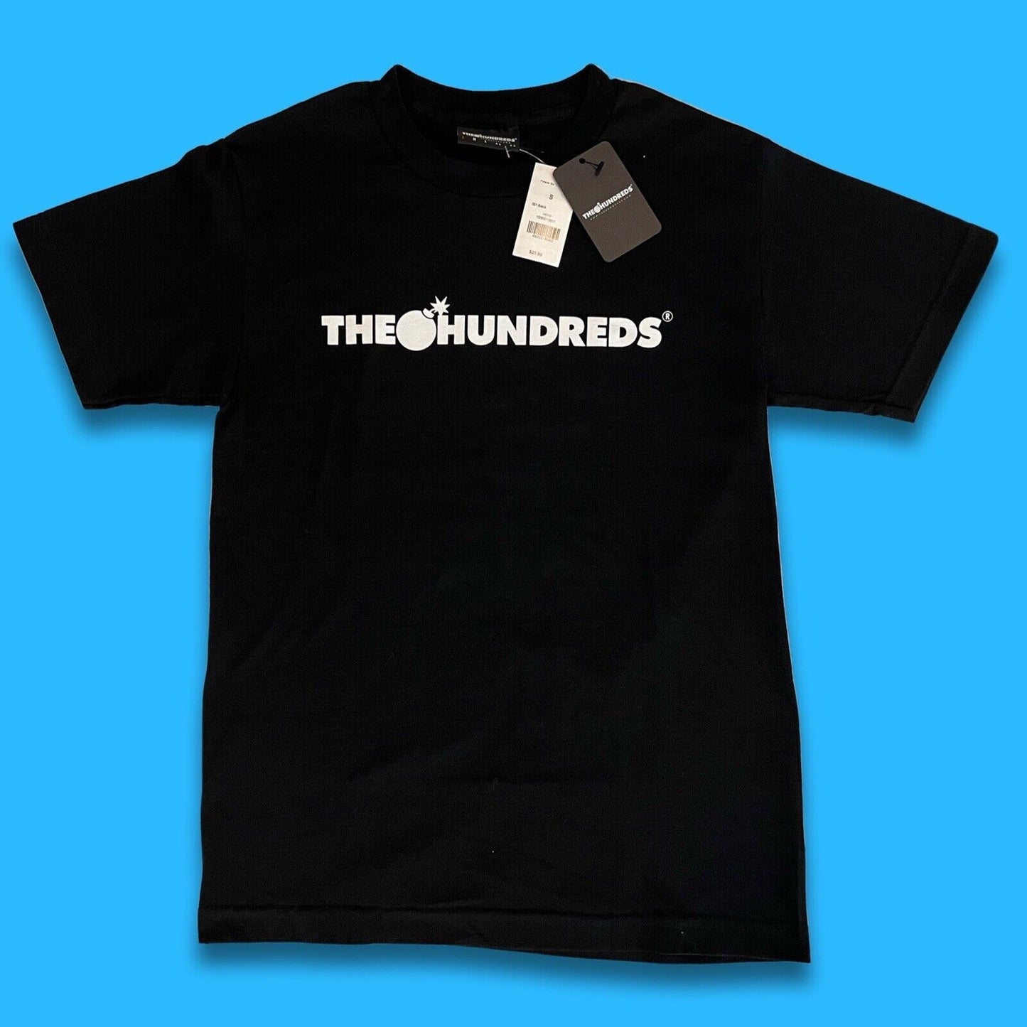 THE HUNDREDS FOREVER BAR LOGO T - SHIRT BLACK - thriftgoblin