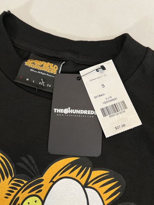 The Hundreds Mens Blue Garfield Stack Short Sleeve Pullover T-Shirt Size S - thriftgoblin