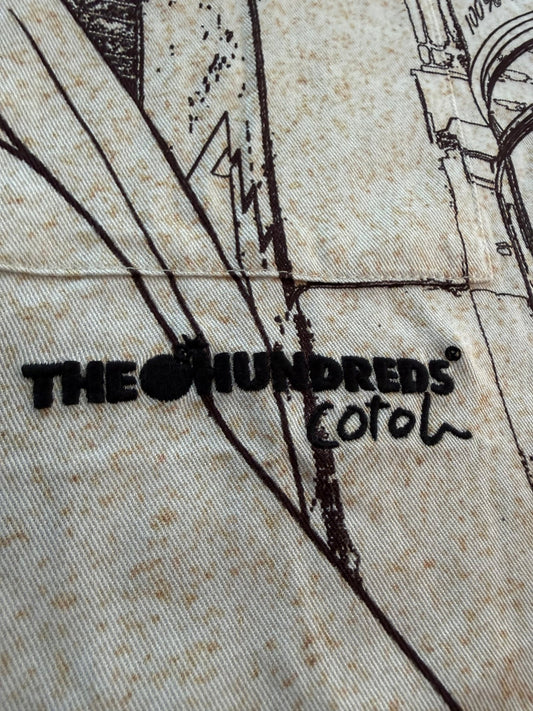 The Hundreds x Cotoh Camp Shirt Cream Mens XL NWOT Anime Manga City Print - Thrift GoblinShirt