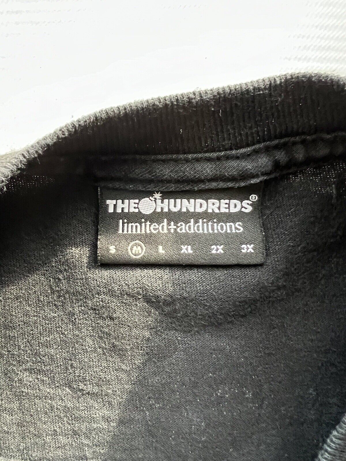 The Hundreds x Hook - Ups Adam Bomb Red Eyes T-Shirt Black Size Medium 2013 - thriftgoblin