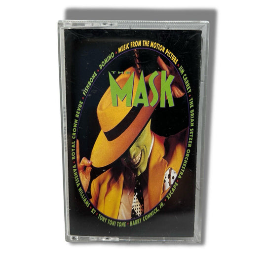 The Mask Motion Picture Soundtrack Chaos/Columbia 1994 Cassette Jim Carry - thriftgoblin