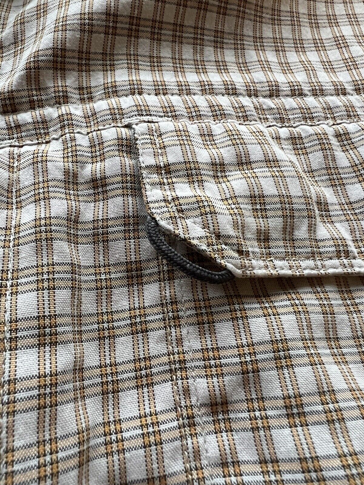 The North Face Shirt Men XLarge Yellow Plaid Outdoors Button Up Trail Hiking - thriftgoblin
