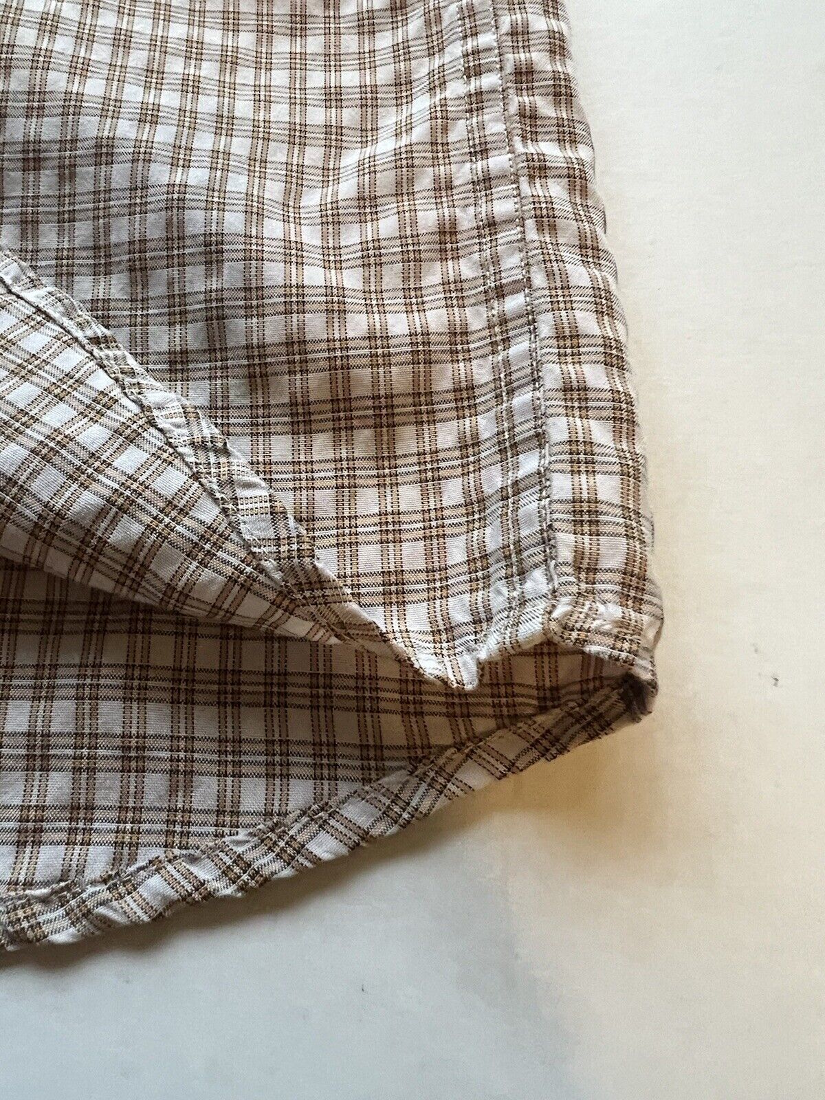 The North Face Shirt Men XLarge Yellow Plaid Outdoors Button Up Trail Hiking - thriftgoblin