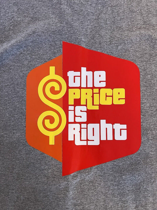 The Price is Right Tshirt Gray 5 Pro SuperHeavy Tag Mens XL Big - thriftgoblin