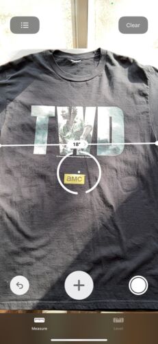 THE WALKING DEAD AMC L TWD Typography Rick 2015 SS Shirt Mens L TV Promo - thriftgoblin