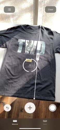 THE WALKING DEAD AMC L TWD Typography Rick 2015 SS Shirt Mens L TV Promo - thriftgoblin