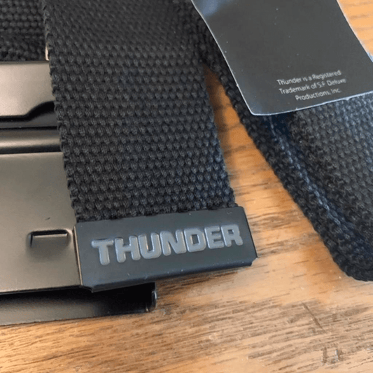 Thunder Trucks Skateboard Black Weave belt - thriftgoblin