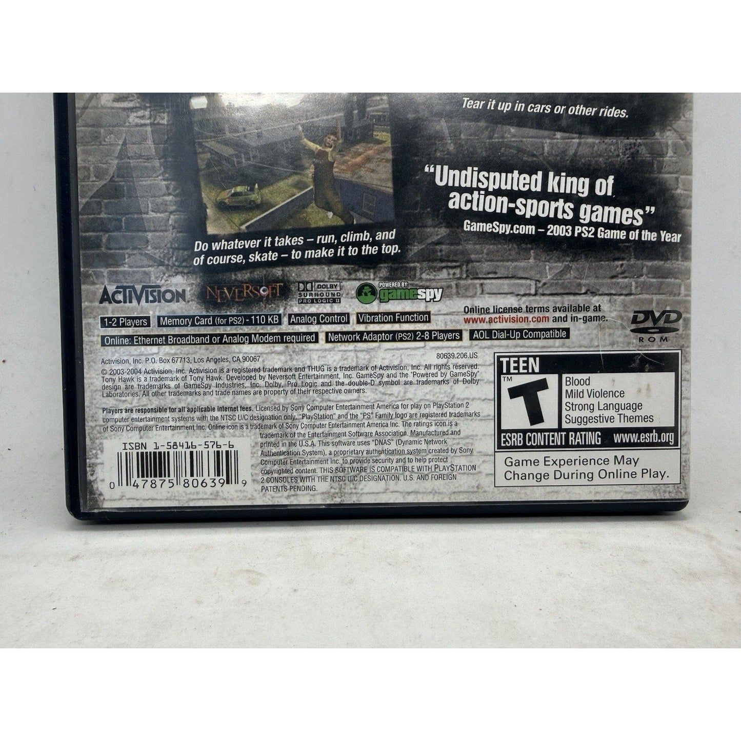 Tony Hawk’s Underground Greatest Hits PlayStation 2 PS2 Tested Complete Disc Set - thriftgoblin