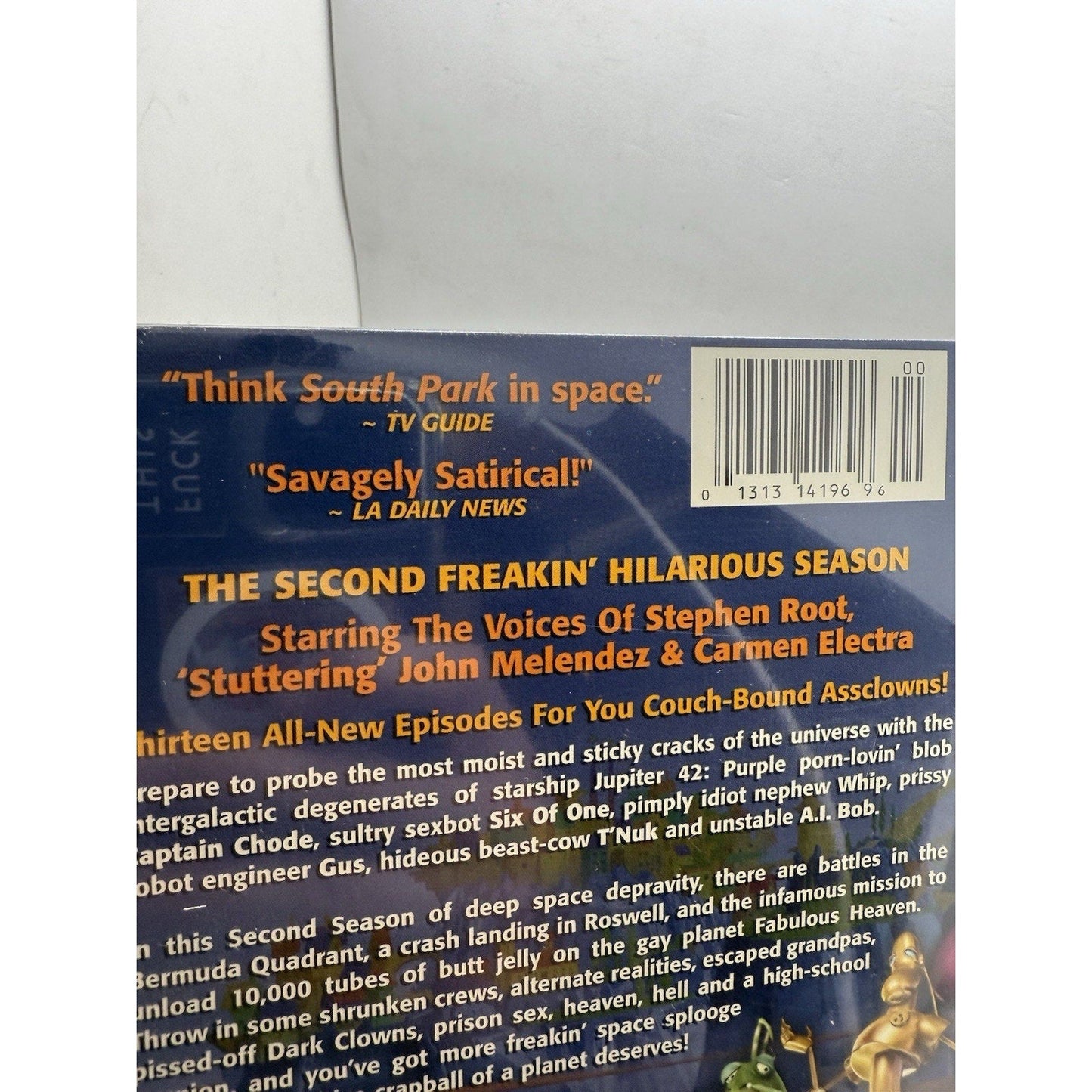 Tripping the Rift Season 2 DVD Unrated Disc Set Anchor Bay Carmen Electra Adult - thriftgoblin
