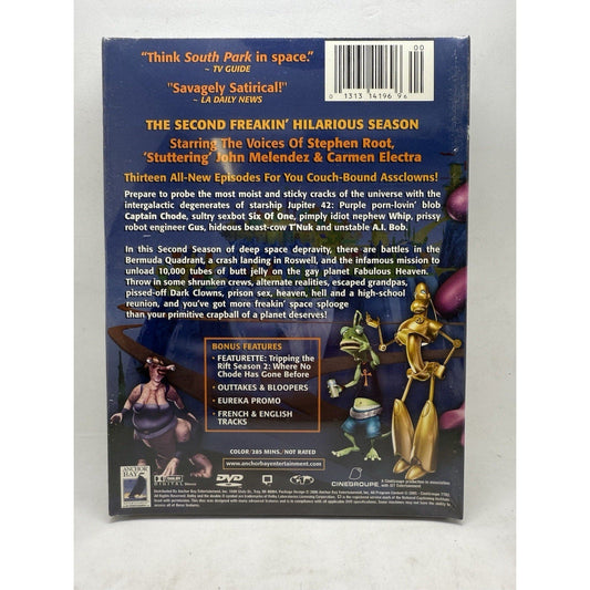 Tripping the Rift Season 2 DVD Unrated Disc Set Anchor Bay Carmen Electra Adult - thriftgoblin