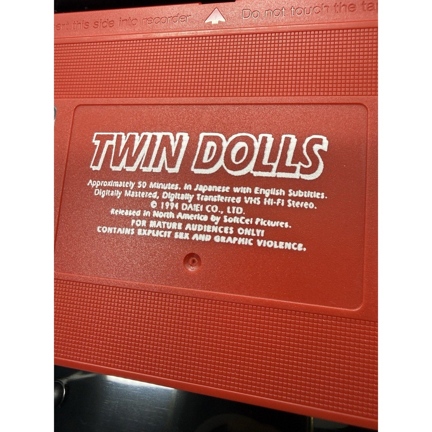 Twin Dolls Legend Heavenly Beasts VHS 1994 SoftCel Anime English Sub Rare Red - thriftgoblin