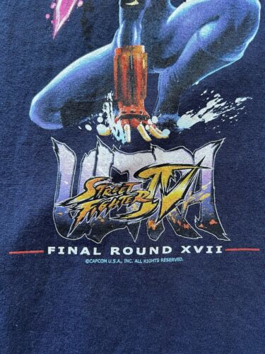 Ultra Street Fighter IV USA Final Round Tournament Shirt Medium Capcom Decapre - thriftgoblin