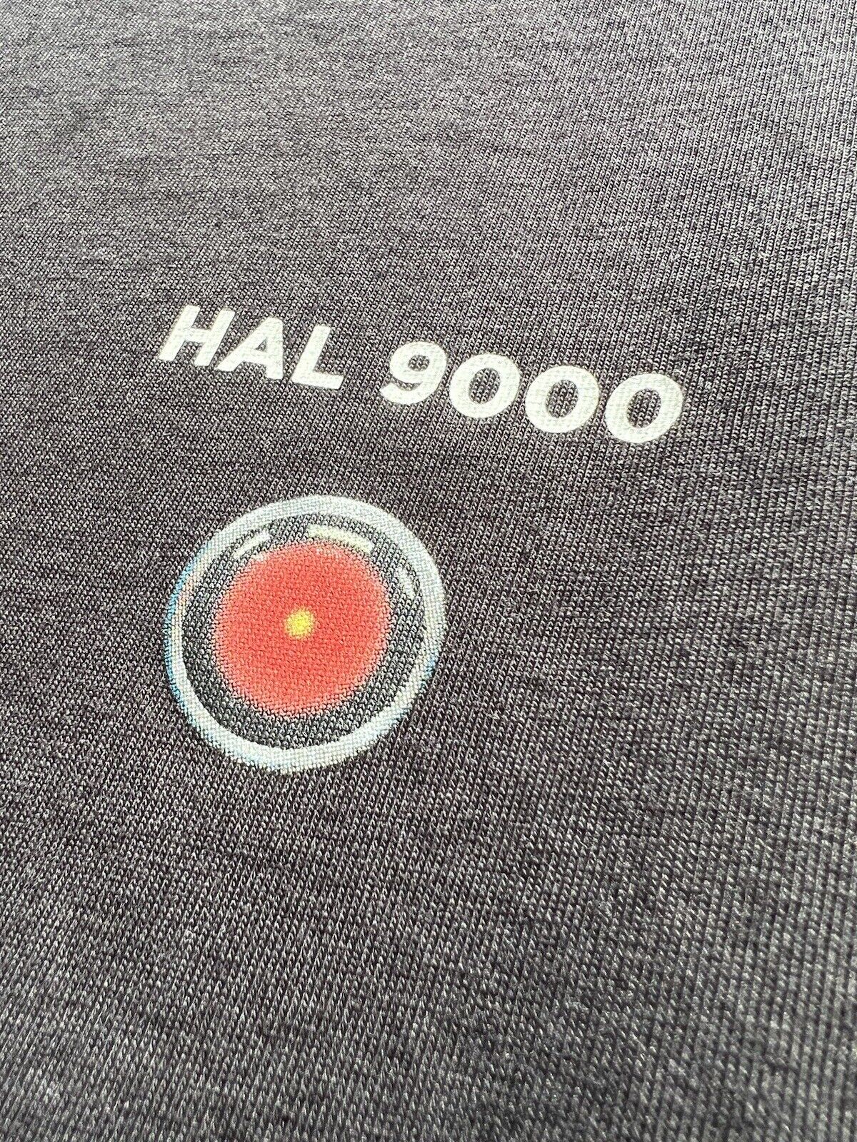 Uniqlo 2001 A Space Odyssey Hal 9000 T Shirt Size Medium Black Stanley Kubrick - thriftgoblin