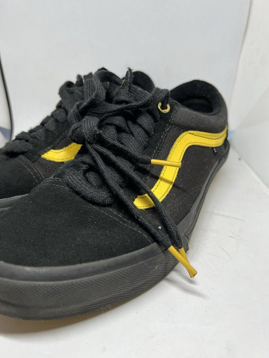 Vans Old Skool Pro BMX Larry Edgar Black & Yellow Shoes Lightning Bolts Mens 8 - thriftgoblin
