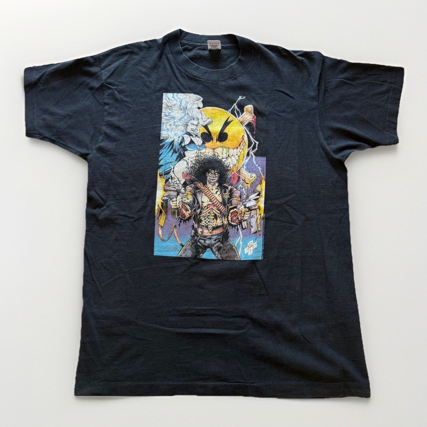 Vintage 1993 Chaos Comics Evil Ernie Deadtime T-Shirt XL Single Stitch USA Lady - thriftgoblin