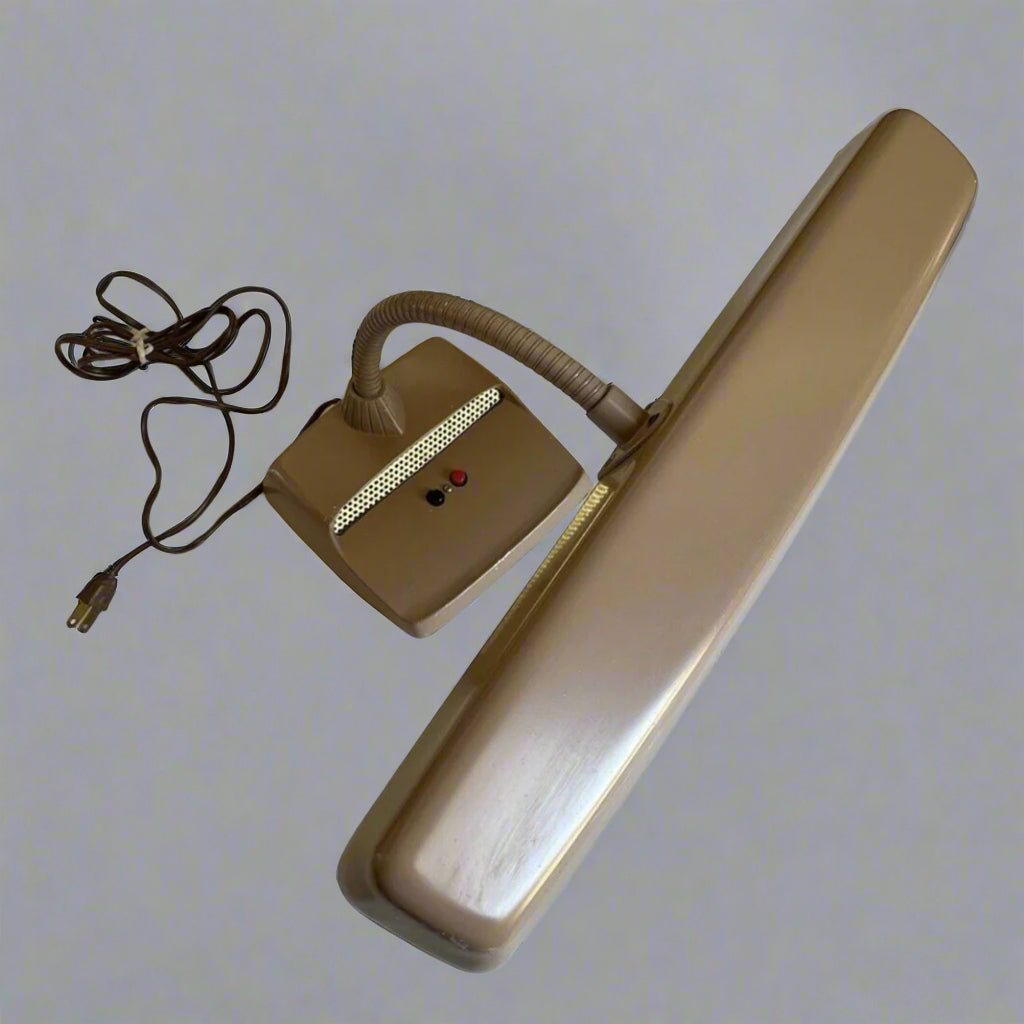 Vintage 60 MARKS Deluxe MCM Gooseneck Metal Desk Lamp Industrial Drafting Light - thriftgoblin