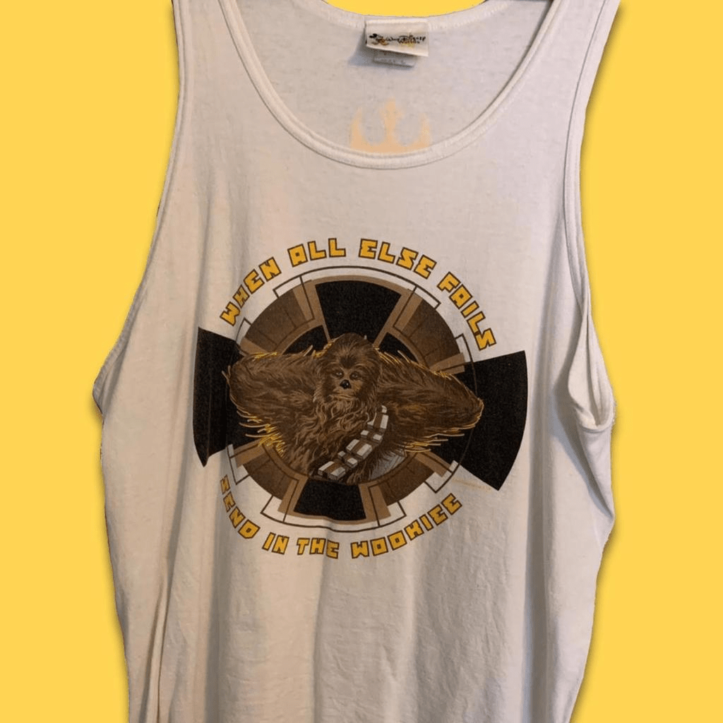 Vintage Disney Star Wars Chewbacca Tank Top - thriftgoblin