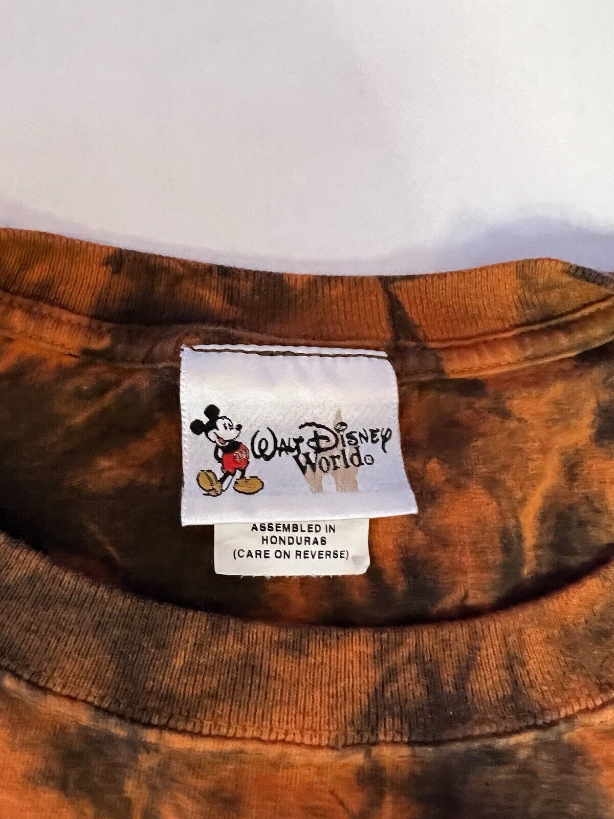 Vintage Disney World Animal Kingdom T Shirt Tie Dye Tiger 90’s Men’s XL Big Cat - thriftgoblin