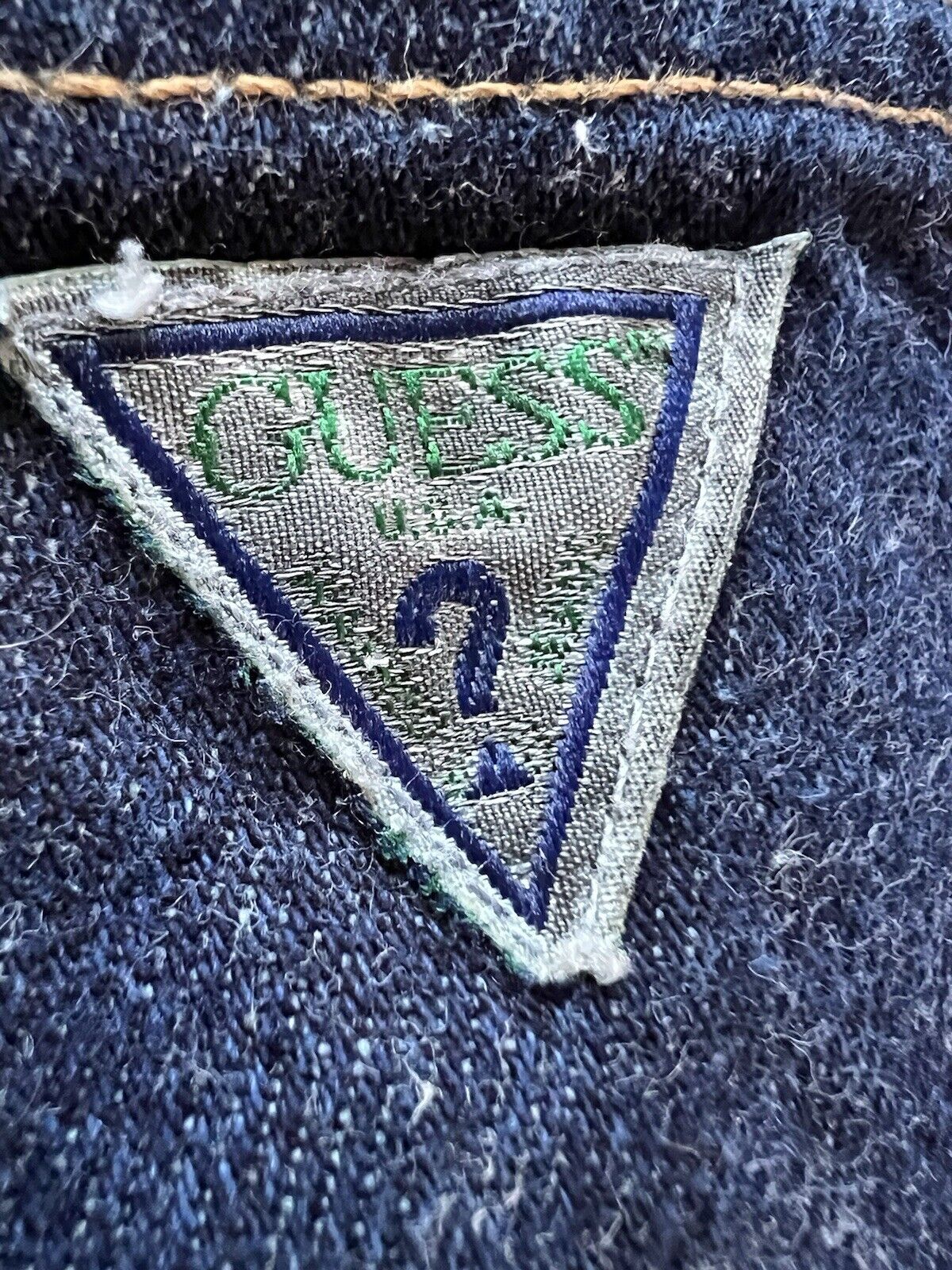 Vintage Guess American Tradition Jeans Mens 31x30 Blue USA Made 10001 - 30 - thriftgoblin