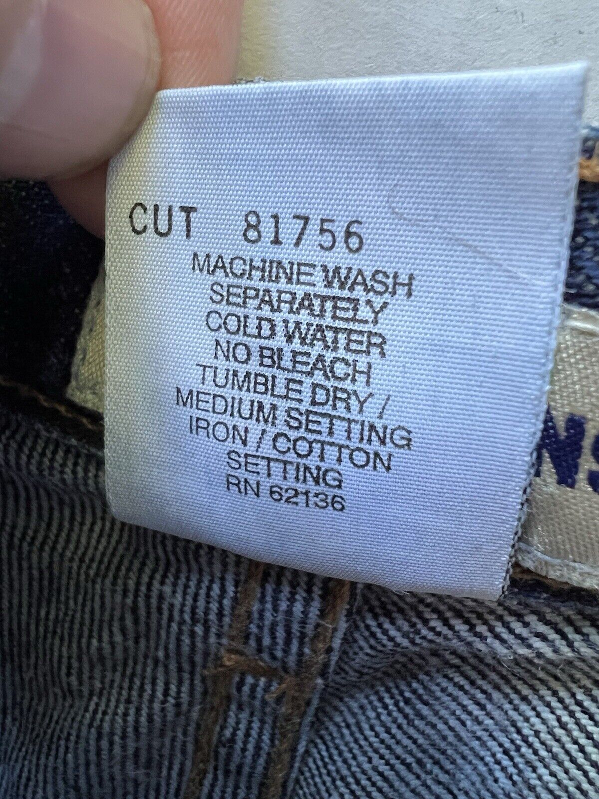 Vintage Guess American Tradition Jeans Mens 31x30 Blue USA Made 10001 - 30 - thriftgoblin