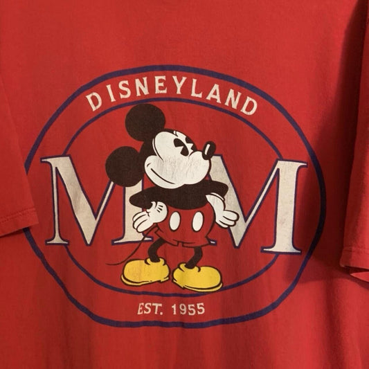 Vintage Mickey Mouse Disneyland Crewneck Shirt Disney Designs USA Mens XL - thriftgoblin